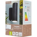 Светильник уличный настенный KREAFORTA Vargato под лампу GU10 2x35 Вт IP44 цвет черный