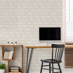 Обои флизелиновые Inspire Brice бежевые 1.06 м White 0
