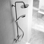 Душевая стойка Hansgrohe Croma 220 Showerpipe 27223000 с термостатом и изливом, хром