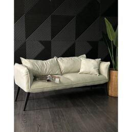 Стеновые панели декоративные из МДФ 3D / Цвет: черный шелк / 4шт