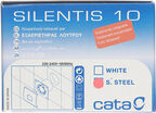 Вентилятор осевой Cata Silentis 10 Inox 140х140 мм d100 мм серебро