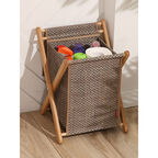Корзина с крышкой Casy Home For Professionals, цвет бежевый