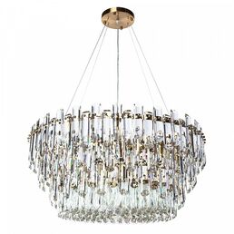 Подвесная каскадная люстра хрустальная 3510/17 SP-18 Divinare Bellatrix
