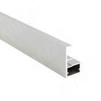 LINEA Профиль рамочный узкий, с интегрированной ручкой, серебро (анод), L-5400 (FP00738HAL)