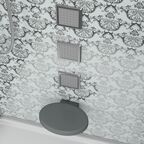 Душевая кабина Niagara Luxe 100x90 NG-7714W поддон низкий, стекло прозрачное, профиль серебро