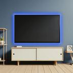 Комплект светодиодной ленты SMD 5050 30 диод/7.2 Вт/м 7.2 В 10 мм IP20 0.5 м RGB свет