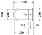 Биде напольное Duravit Starck 3 2230100000