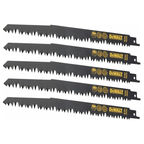 Полотно для сабельной пилы DeWalt HCS S1531L 240*5/6,5мм  5шт  DT2352-QZ