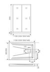 Душевая дверь Good Door  Latte WTW-140-G-WE