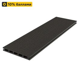 Террасная доска ДПК Holzhof Universal цвет Венге 3000x150x18 мм 0.45 м²