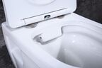 Подвесной унитаз BelBagno Loto BB070CHR/SC безободковый, белый с сиденьем микролифт
