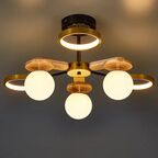 Люстра потолочная светодиодная Arte Lamp Carmela с пультом управления 20 м² регулируемый белый свет цвет черный