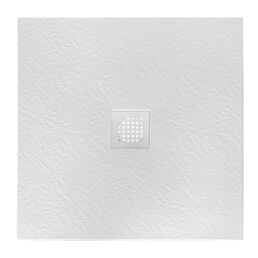 Душевой поддон из литьевого мрамора BelBagno Uno 80x80 TRAY-MR-UNO-A-80-35-W-BO белый