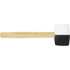 Киянка резиновая черно-белая Vertextools 10-53-450 450 г