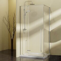 Душевой уголок Vincea Slim-N 100x100 VSR-5SN1010CL без поддона, стекло прозрачное, профиль хром