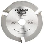 Диск отрезной по дереву Rage by Vira 3Т 125x22.2x4 мм