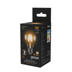 Лампа Gauss LED Filament A60 E27 8W 740lm 2700К 1/10/40