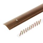 Порог разноуровневый (кант) Artens 40x1800x0-15 мм цвет медь