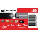Дюбель-бабочка для гипсокартона Standers 4x60 мм 50 шт.
