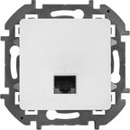 Розетка компьютерная RJ45 категория 5e UTP - Lexman Lilian - белый