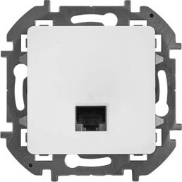 Розетка компьютерная RJ45 категория 5e UTP - Lexman Lilian - белый