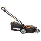 Газонокосилка аккумуляторная Worx WP770E 40 В 34 см 2x2.5 Ач АКБ и ЗУ входит в комплект