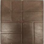 Плитка полимерпесчаная 330x330x35 мм коричневый