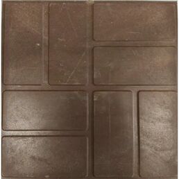 Плитка полимерпесчаная 330x330x35 мм коричневый