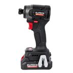 Винтоверт ударный аккумуляторный Elitech HD CS2003SL, 20 В Li-Ion 2x2 Ач