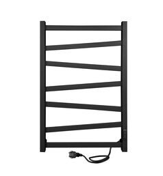 Полотенцесушитель электрический Indigo Element 50x80 LCEEPF80-50BRRt  черный муар