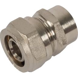 Муфта комбинированная Valtec 1/2"x20 мм ВР латунь VTM.302
