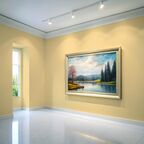 Краска водоэмульсионная для стен и потолков износостойкая матовая Profipaints SILVER INTERIOR VISION 0.9л , Зрелый персик
