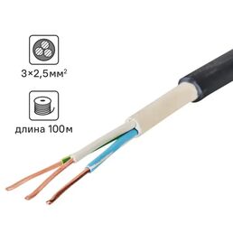Кабель Tdm Electric ВВГнг(А)-LSLTx 3x2.5 100 м ГОСТ