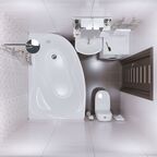 Акриловая ванна Тритон Изабель 170x100 R