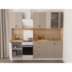 Столешница 120x60x4 см массив дерева цвет бук