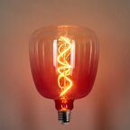 Лампа светодиодная Gauss Filament V140 E27 265 В 5 Вт фигурная 200 лм теплый белый свет цвет розовый