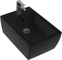 Биде подвесное Villeroy & Boch Memento 2.0 443300R7 pure black