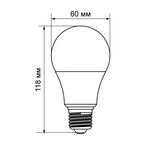 Лампа светодиодная Bellight E27 220-240 В 12 Вт груша матовая 1020 лм нейтральный белый свет