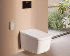 Интеллектуальный подвесной унитаз Vitra V-CARE Prime 7231B403-6216 белый, с крышкой микролифт
