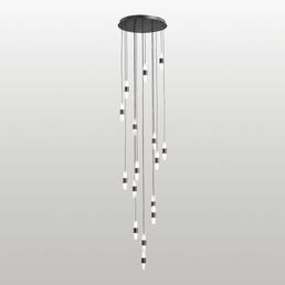 Подвесная люстра каскадная LED Lussole Hopkins LSP-7401