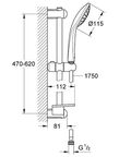 Душевой гарнитур Grohe Euphoria 27266001