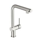 Смеситель для кухни Cersanit Flavis A64843 с выдвижным изливом, хром