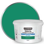 Эмаль акриловая универсальная Luxens цвет зеленый матовый 2.5 кг