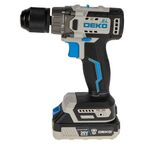 Дрель-шуруповерт аккумуляторная бесщёточная Deko ZKCD20V, 20 В Li-ion 2x2 Ач