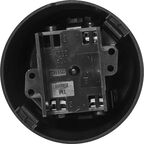 Выключатель Electraline одноклавишный коричневый