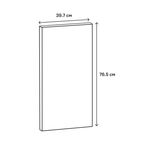 Фасад для кухонного шкафа Реш 39.7x76.5 см Delinia ID МДФ цвет синий
