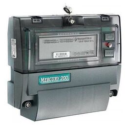 Счетчик электроэнергии Меркурий 200.02 однофазный многотарифный, 5(60), класс точности 1.0, D, ЖКИ, CAN 2 Тарифа МСК