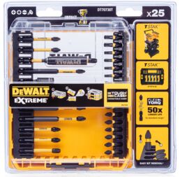 Набор бит и насадок в кейсе DEWALT DT70730T, FLEXTORQ 25 предметов