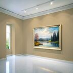 Краска водоэмульсионная для стен и потолков износостойкая матовая Profipaints SILVER INTERIOR VISION 0.9л , Капучино