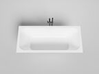Ванна из искусственного камня Salini  Orlanda Axis Kit 170x75 103323M S-Stone белая матовая
